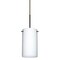 Besa Lighting Stilo 7 Cord Pendant, Opal Matte, Bronze Finish, 1x5W LED 1BT-440407-LED-BR - alternate 1